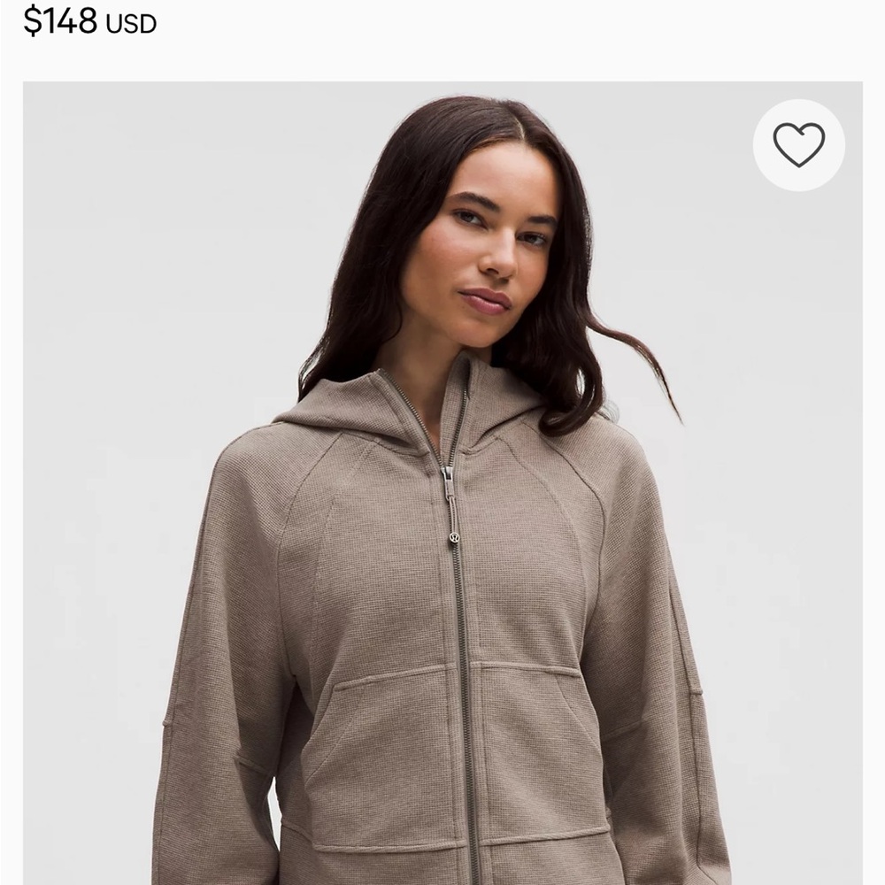 NWT Lululemon Waffle Scuba Oversized Full-Zip Hoodie